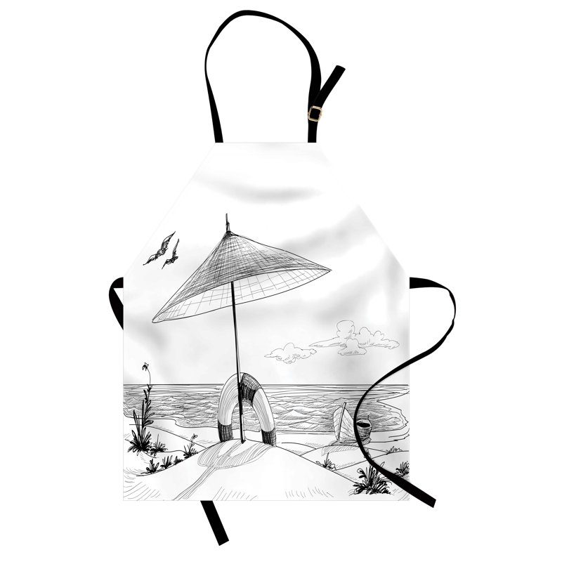 No Pattern Bib Apron