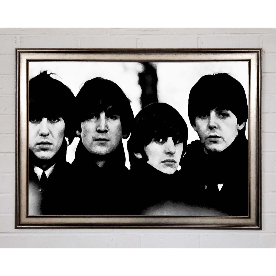 Die Beatles in Liverpool Gesichter 1 - Einzelne Bilderrahmen Kunstdrucke