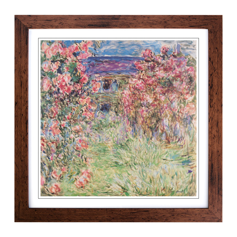 Claude Monet - Single Picture Frame Painting, Walnut