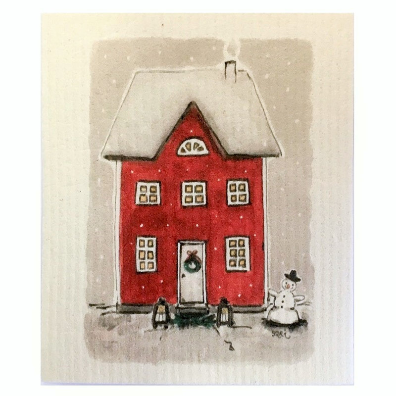 Torchon House and Snowman