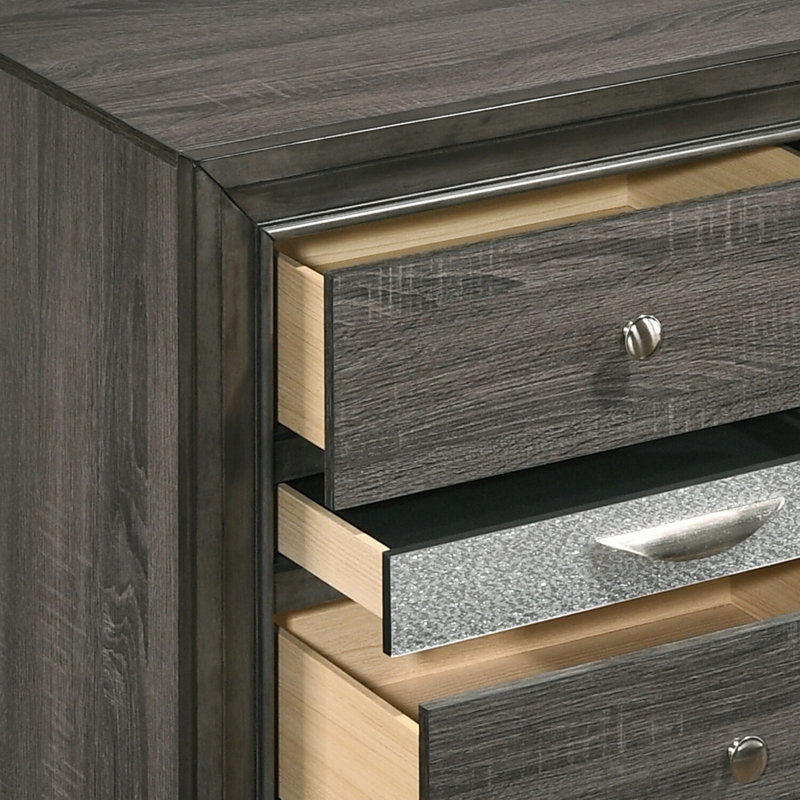 Table de chevet Smartt, Gris