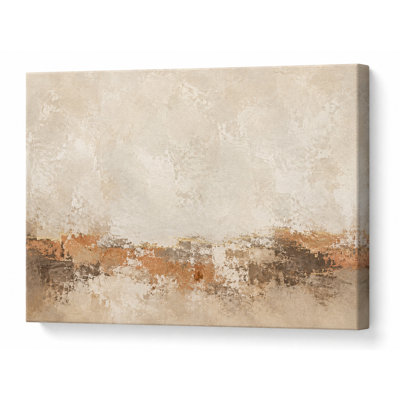 horizon enveloppé de rouille abstrait