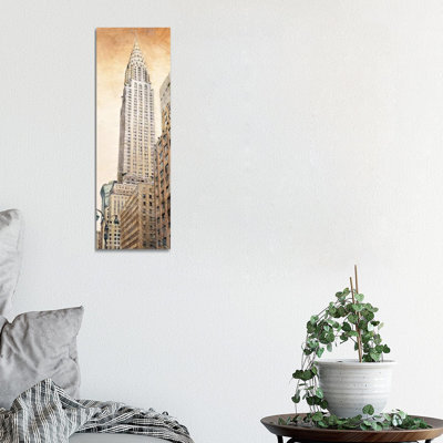 The Chrysler Building by Matthew Daniels - Wrapped Canvas Panoramic Gallery-Wrapped Canvas Giclée