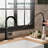 Vintage Pull-Down Kitchen Faucet - High Arc Single Handle, 3-In-1 Sprayer For Farmhouse, RV, Bar (Fits 1 Or 3 Holes)-113856491
