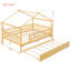 Lit en bois avec lit gigogne simple-157738087-157738080