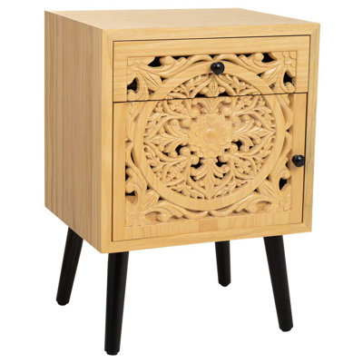 Splendora 45 cm W Bedside Table