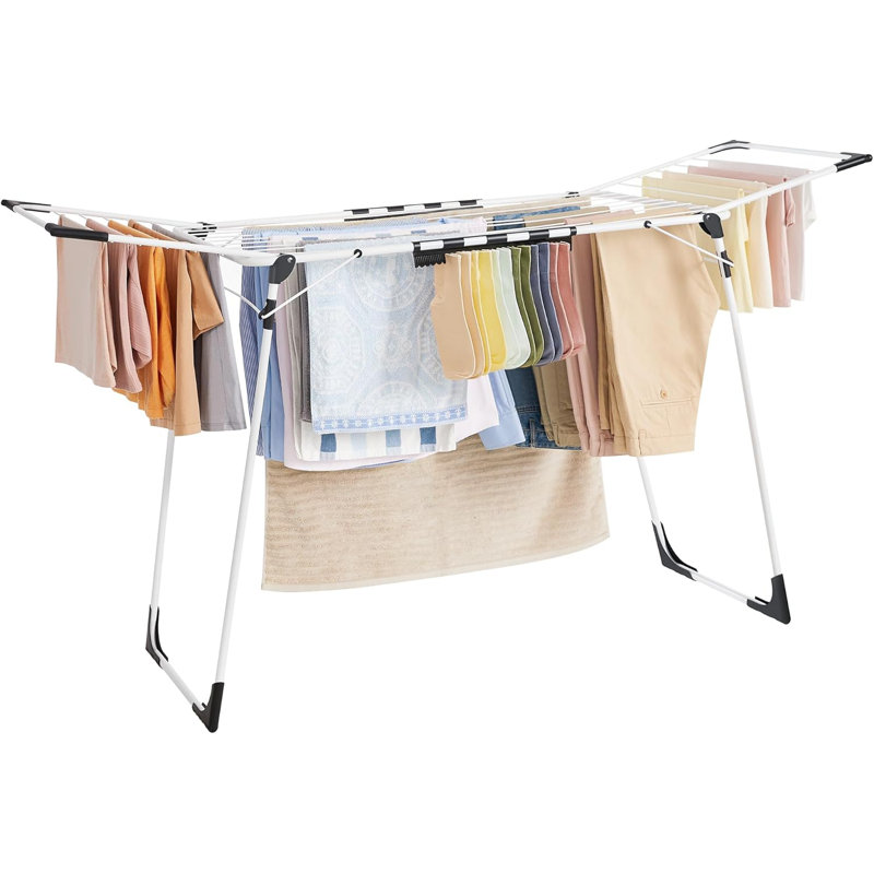 Clothes Drying Rack Foldable, Gullwing Laundry Drying Rac