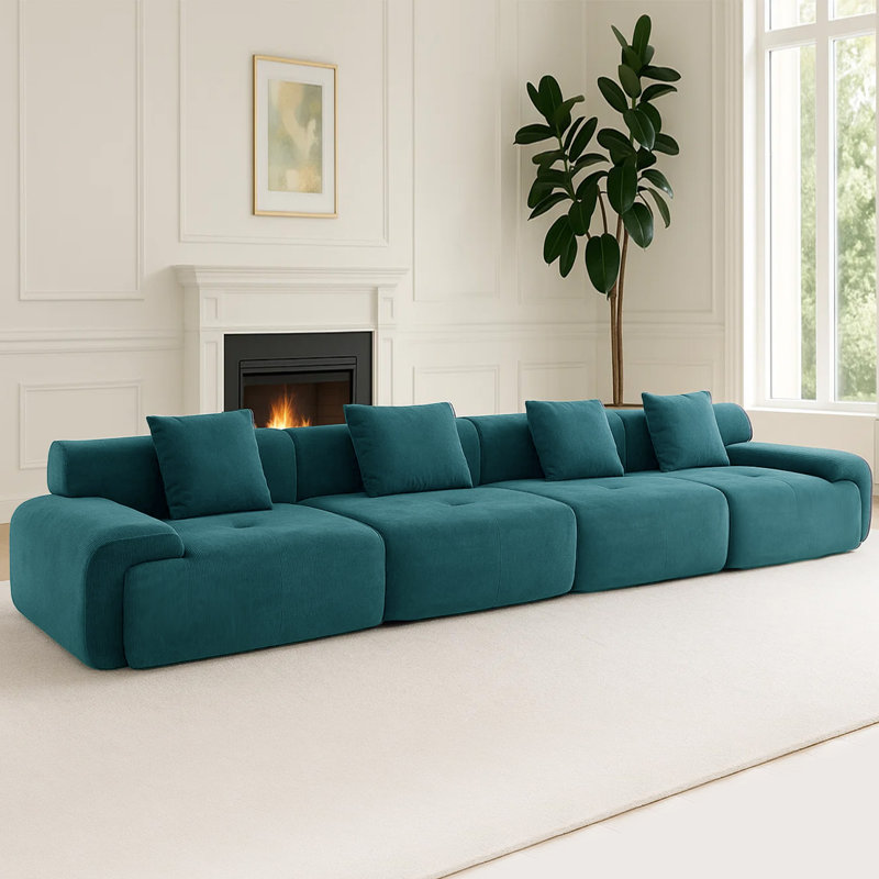 Canapé modulaire Boneless, Vert
