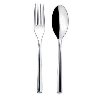 Zeta Stainless Steel Salad Servers