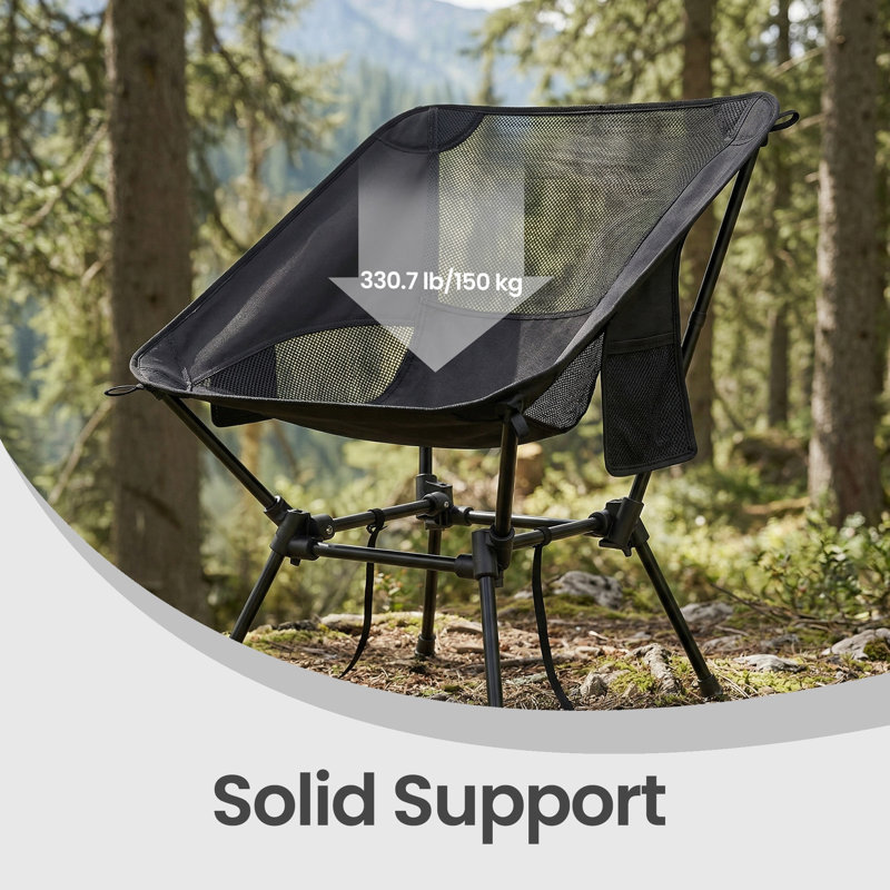 Camping Chair, Green, Black
