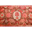 Tapis rustique indien rouge et brun Agra