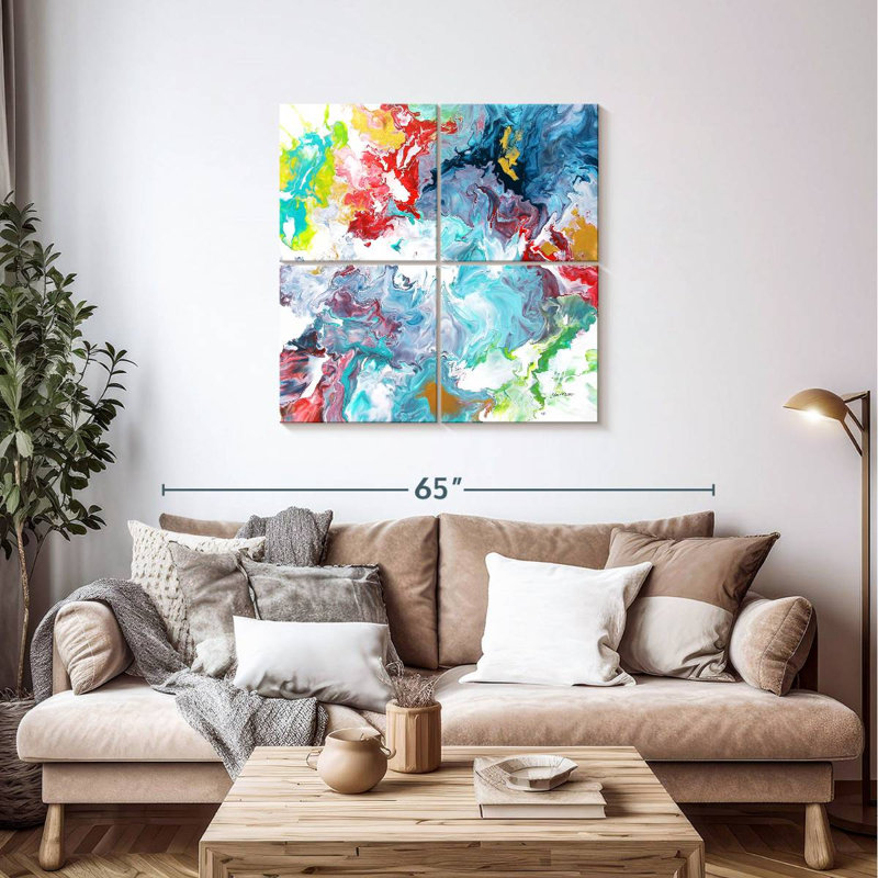 Avery Pouring II, 38" H x 38" W