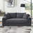 Brigitte 78.1" Convertible Corduroy Sofa Bed, Upholstered Pull-Out Couch with Sleeper-278695243