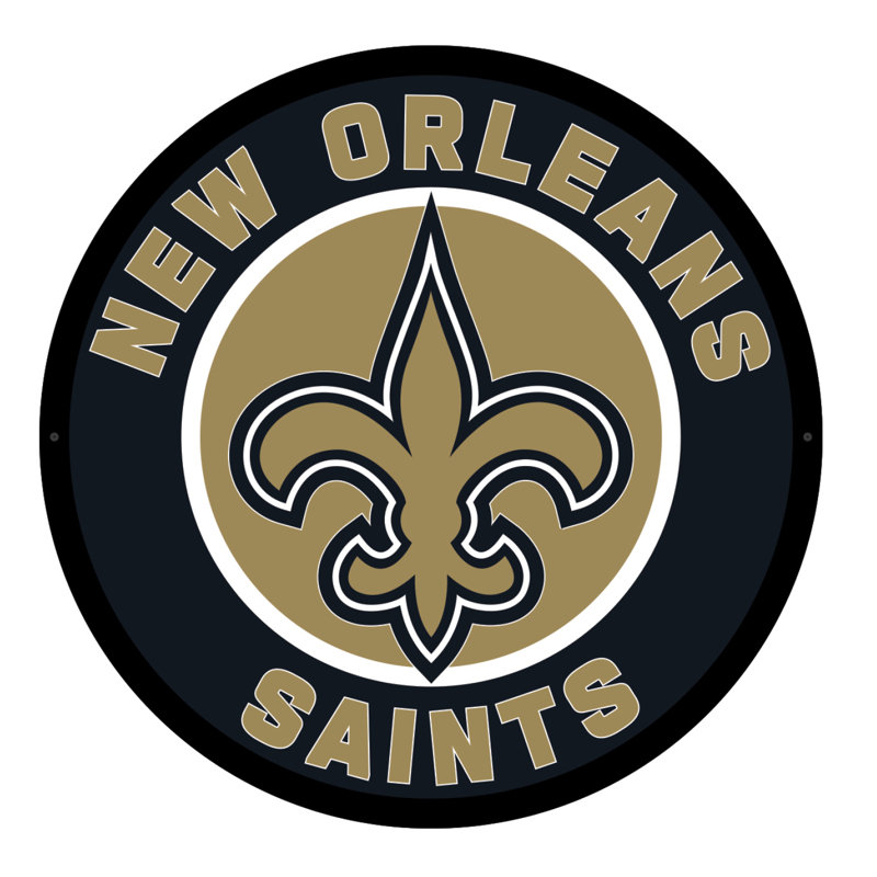 Plaque murale lumineuse NFL, Saints de la Nouvelle-Orléans