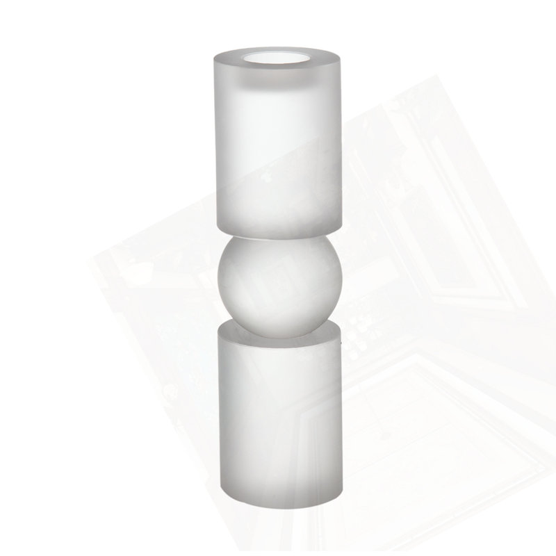 Porte-bougie moyen en verre D3.1X11, 11" H x 3.1" W x 3.1" D