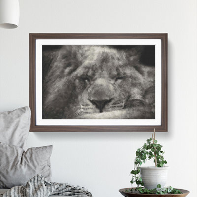 Lion Vol.2 - Picture Frame Graphic Art