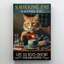 Smirking Cat Coffee Co - 1 pièce, impression sur toile tendue-1483552290