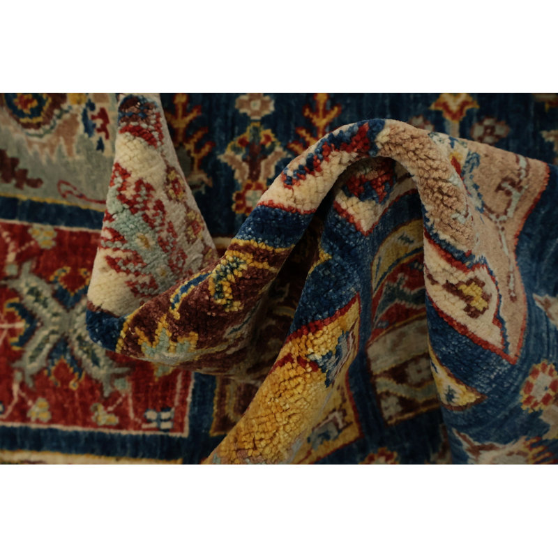 Tapis de couloir oriental magnifiquement conçu Kazak 3 x 23
