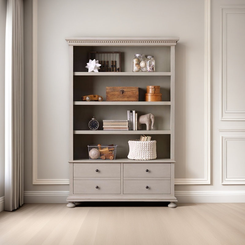 Bibliothèque de style américain, Gris clair