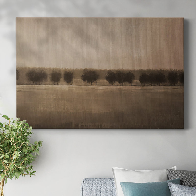 Morning Glory V1-Gallery Wrapped Canvas, 12" H x 18" W