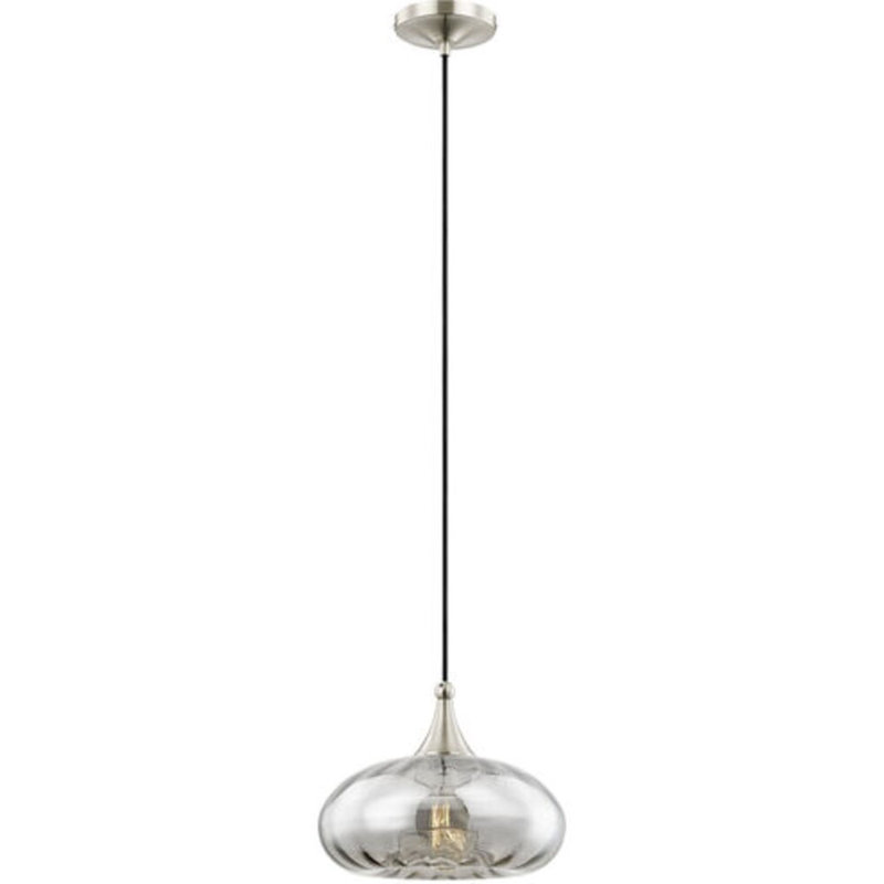 Luminaire suspendu en forme de dôme à 1 lumière Wakeham