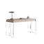 Bureau de 62,99 po moderne et luxueux de couleur champagne clair-130120538