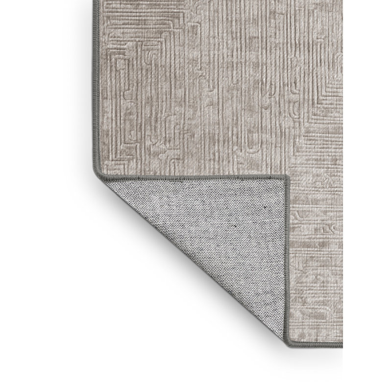 Tapis gris lavable à la machine, Tapis de couloir 2 pi x 5 pi