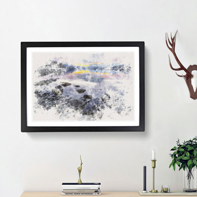 The Apgar Mountains in Montana - Picture Frame Painting Print