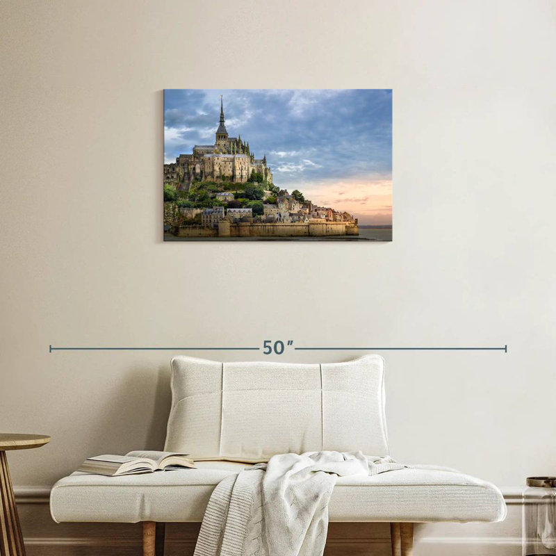 Adella - Mont Saint-Michel historique, H 20 po x l 30 po