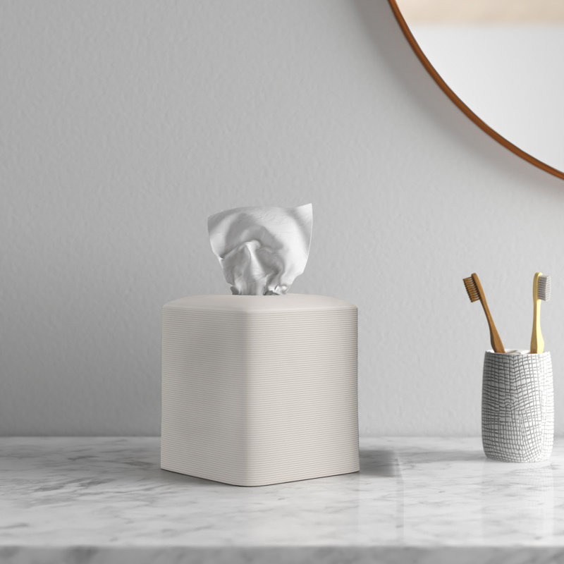 Hygge Porcelain China Tissue Box Cover