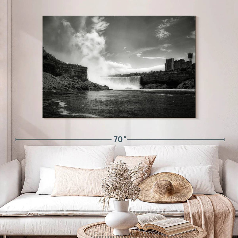 Alvord, chutes du Niagara en noir et blanc