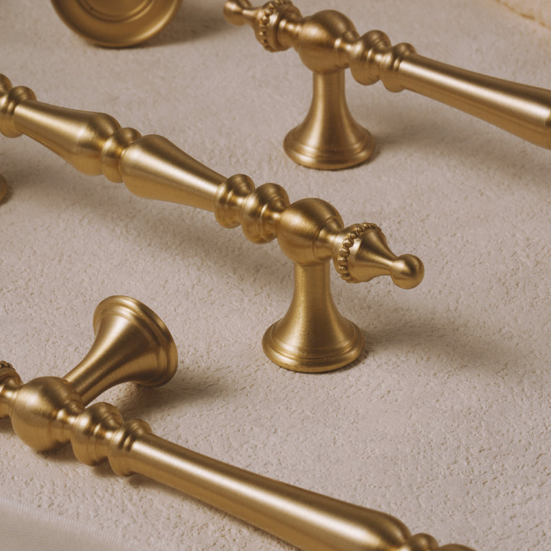 6-3/10" Centre to Centre Bar Pull Multipack, 3 4/5", Brushed Brass