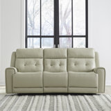 Iavor Leather Power Reclining Sofa