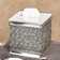 Rymer Beaded Heart Boutique Tissue Box Cover