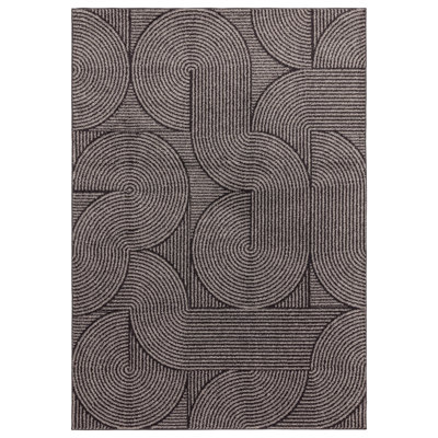 Bradshaw Charcoal Geometric Area Rug