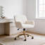 Modern Velvet Office Chair With Swivel-876859075