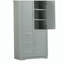 Armoire de rangement haute et large avec portes pour salle de bain / bureau, trois tiroirs-917070894