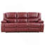 Ensemble de canapé inclinable rouge 2 pièces-1144974381