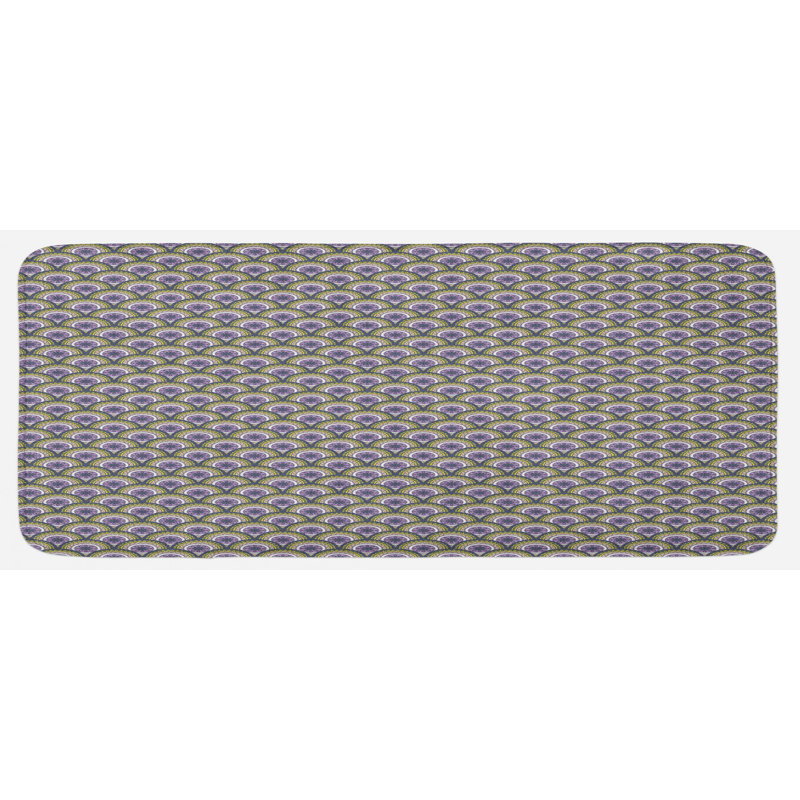 Tapis de cuisine circulaire