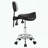 Ergonomic Saddle Stool with Back Support – Rolling – Adjustable Height & Angle
