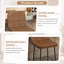  Ensemble de 2 tabourets de bar à hauteur de comptoir Modern-124384381
