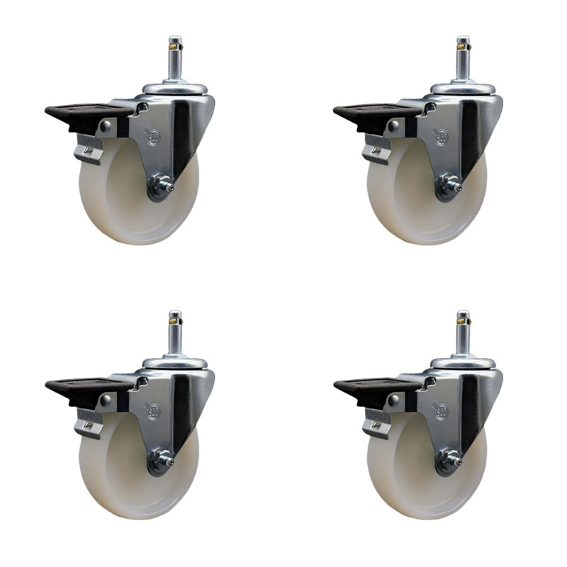 Nylon Swivel Grip Ring Stem Caster