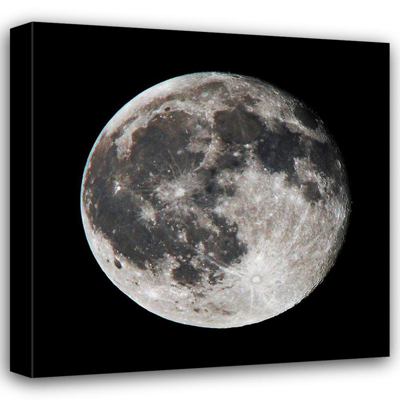 The Moon, 36" H x 36" W