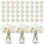 Fleurs d'hortensias en soie artificielle en bouquet 9,8 po blanc