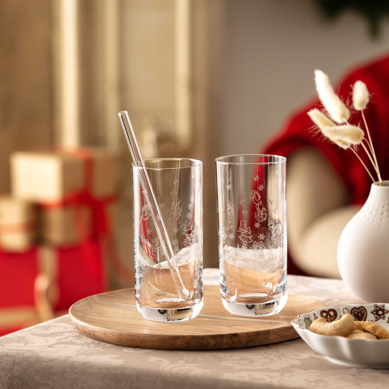 Villeroy & Boch – Toy's Delight Christmas 2-Piece Highball Glass Tumbler Set
