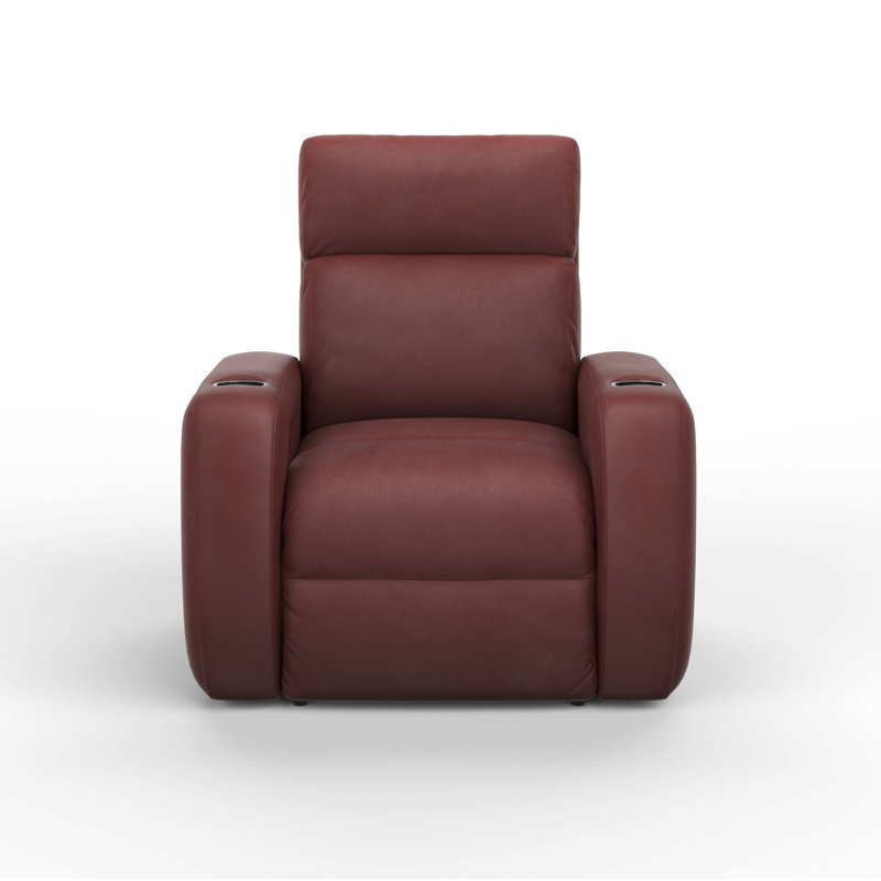 Leather Recliner, Cetus Fire