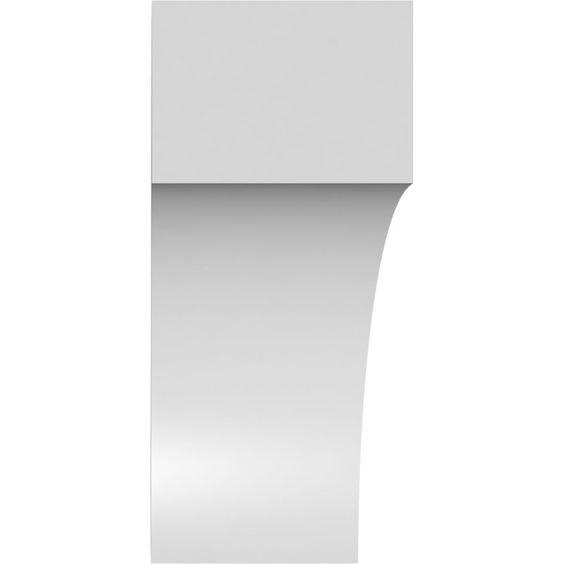 Attelle de genou en PVC de qualité architecturale Westlake, H 12 po x l 5 po x P 12 po