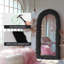 Miroir de plancher en bois manufacturé Jezell-142387187-142387186
