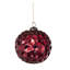 Ensemble de 6 décorations de Noël 6 po de diamètre rouge