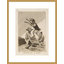 Aguarda que te unten. ((Wait till you \ n oint.) Par Francisco de Goya - Estampe numérique encadrée